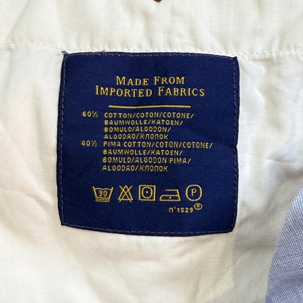 Polo Ralph Lauren Chino Shorts Men 36 Beige Classic Fit Pima Cotton Blend Preppy - Picture 8 of 12